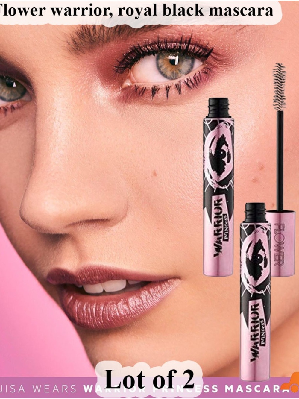2pk: Warrior Princess Mascara — Black Formula in Pink Tube